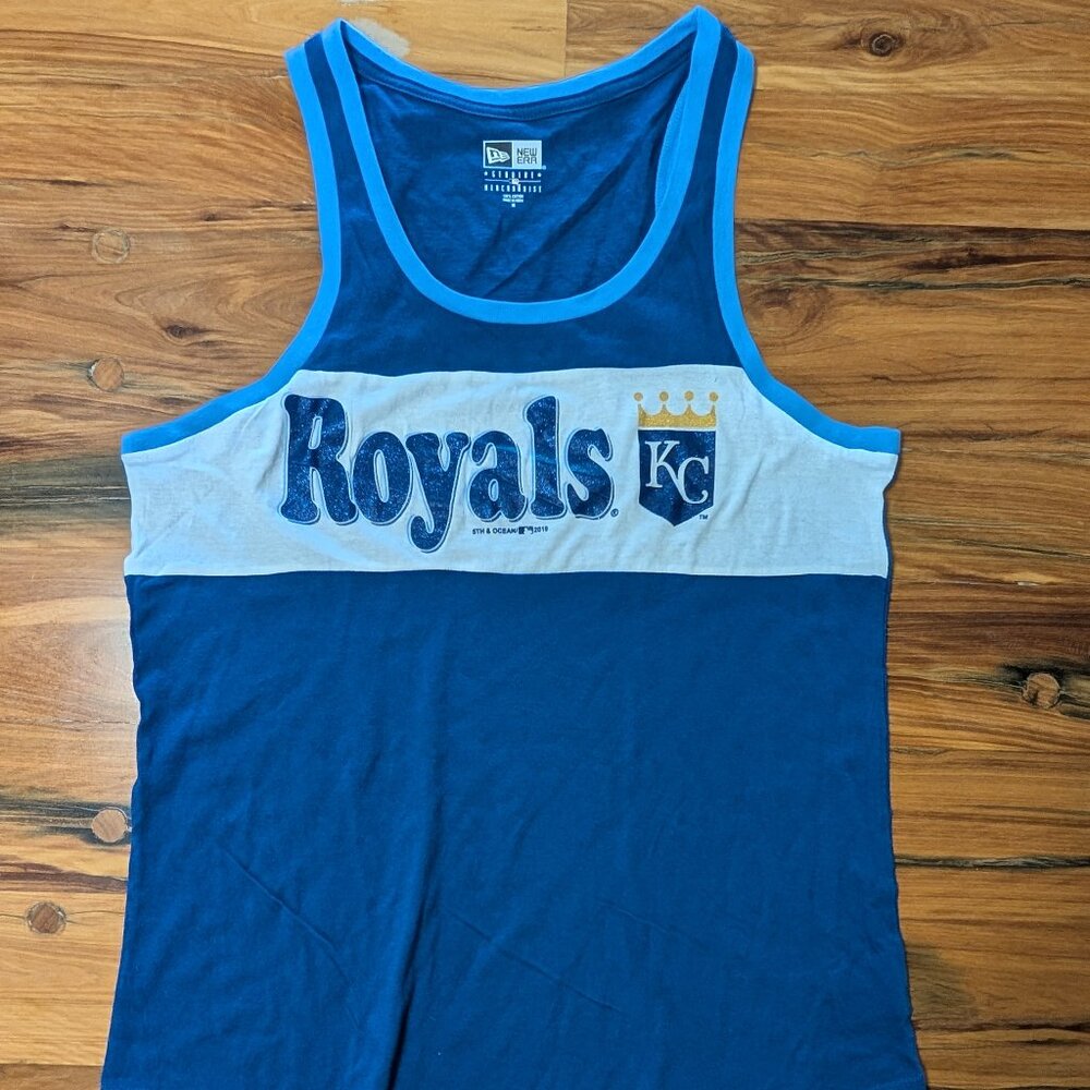 NWOT Kansas City Royals New Era Blue Women's Tank Top Medium